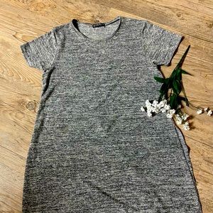 Cotton On Comfortable Gray Side Slit Dress size Medium